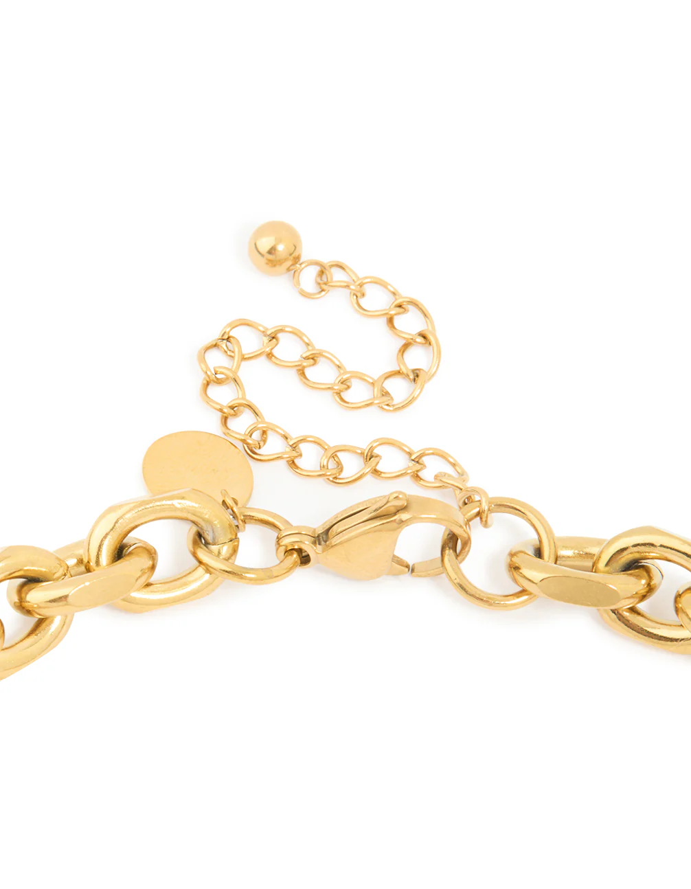 Waterproof Gold Plated Stainless Steel Thick Chain Necklace - Image 5