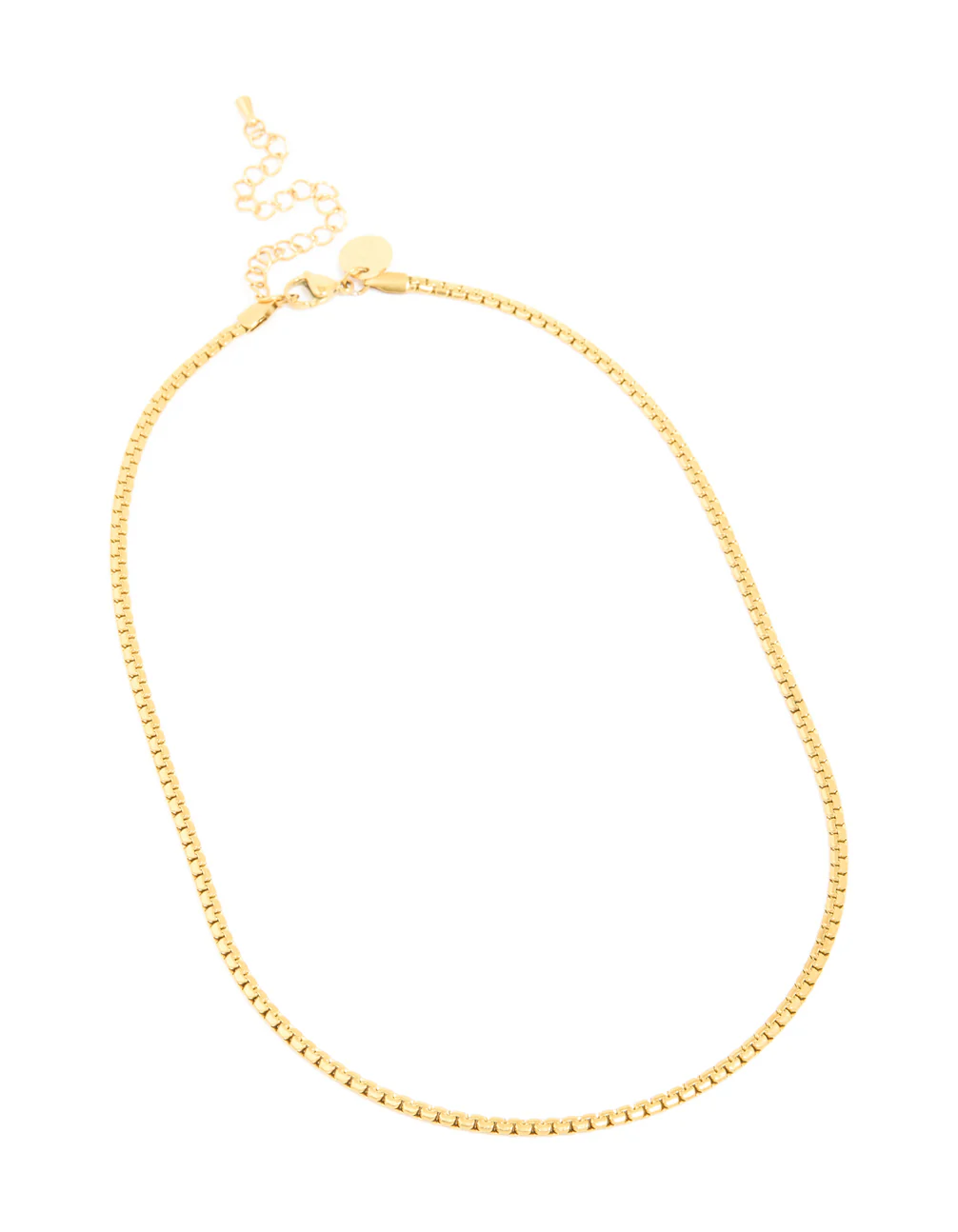 Waterproof Gold Plated Stainless Steel Thick Snake Chain Necklace - Image 2