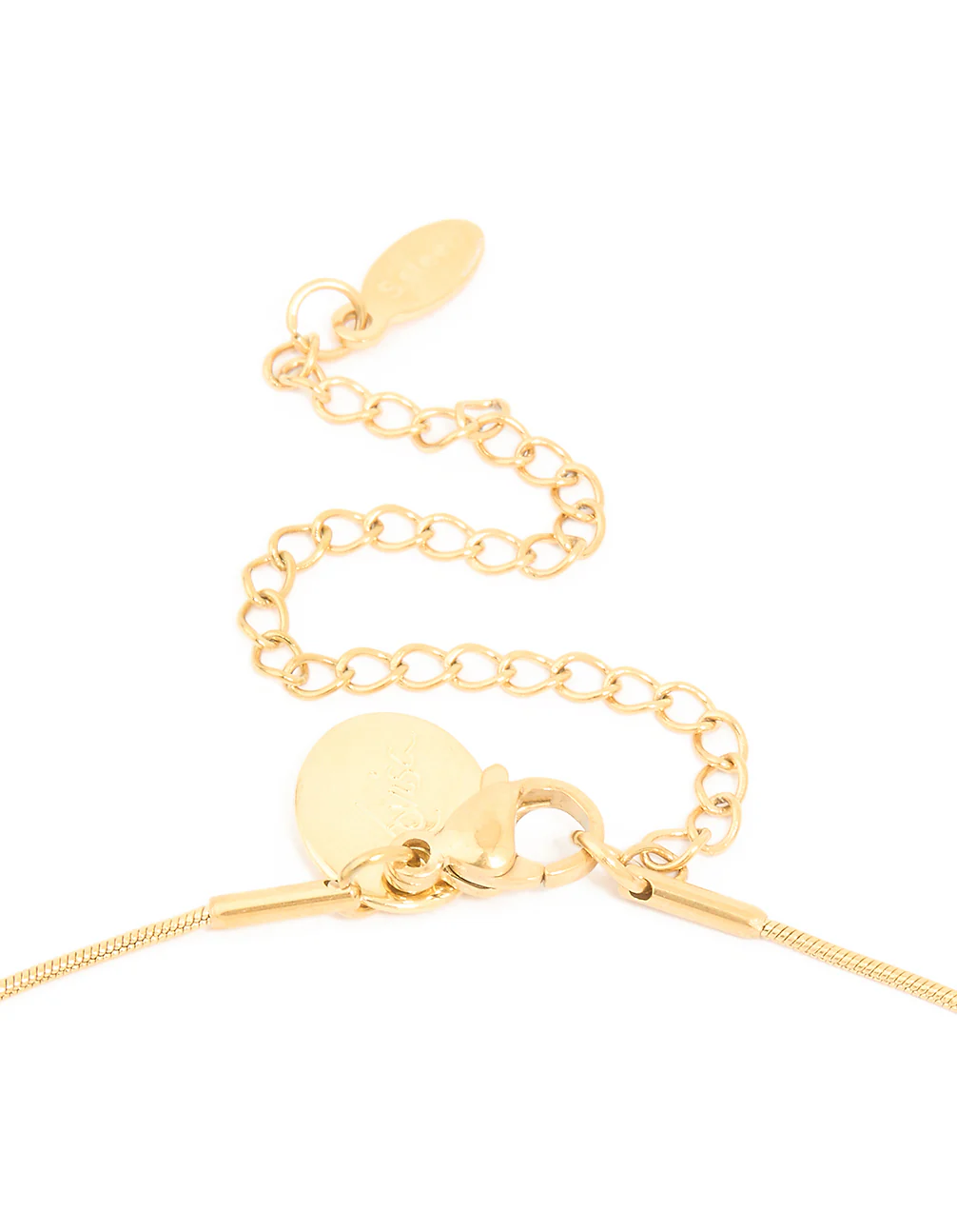 Waterproof Gold Plated Stainless Steel Threaded Ball Necklace - Image 5