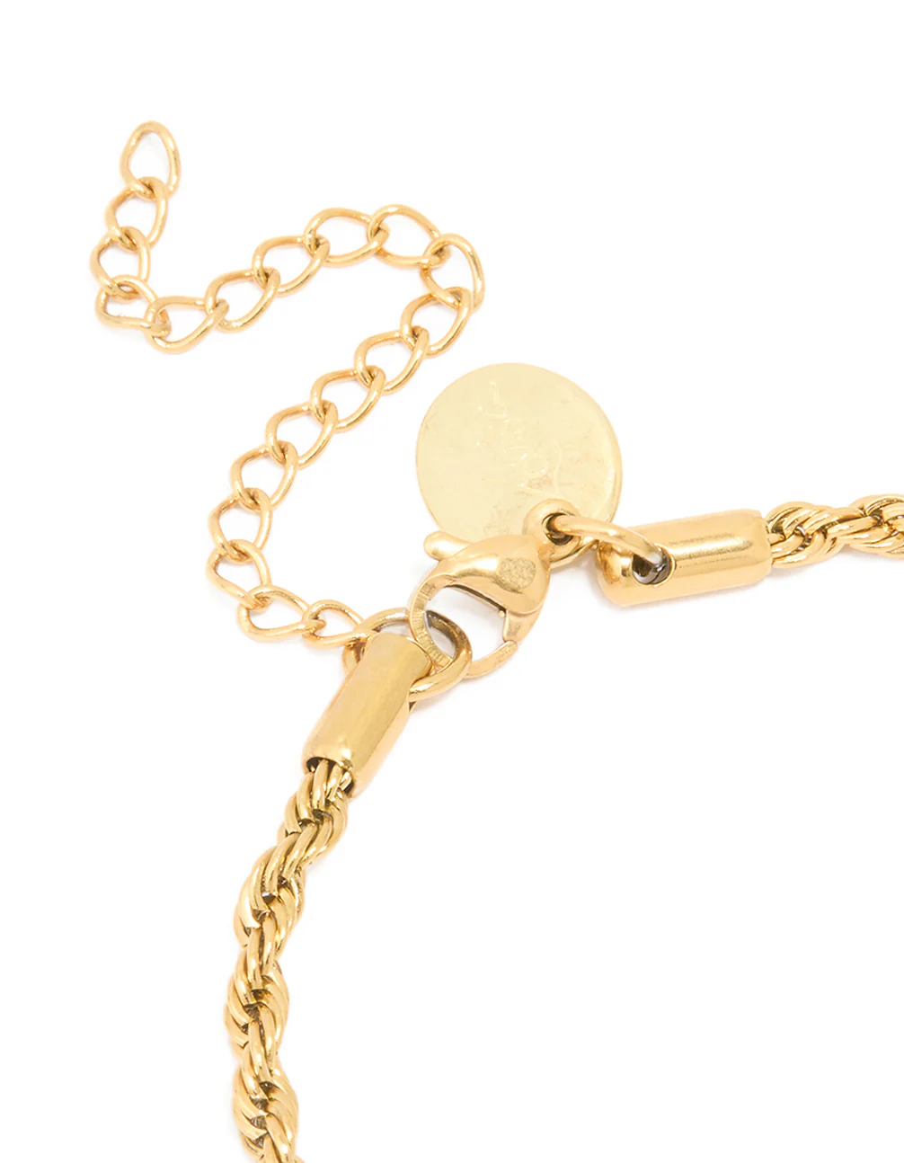 Waterproof Gold Plated Stainless Steel Twisted Chain Bracelet - Image 5