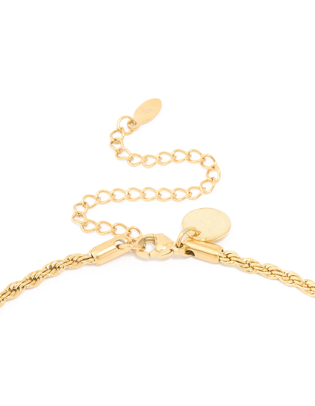 Waterproof Gold Plated Stainless Steel Twisted Chain Necklace - Image 5