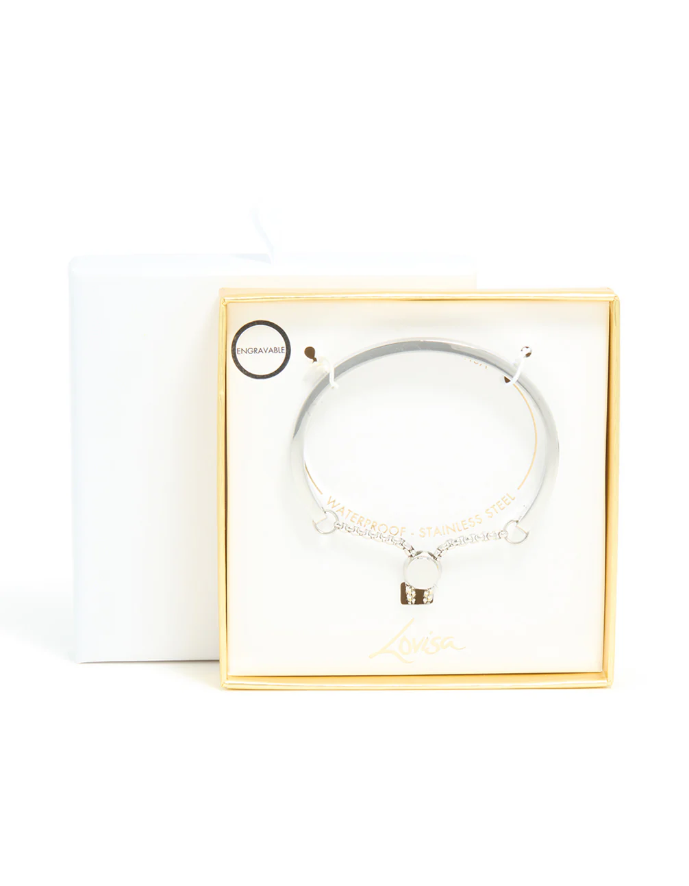 Waterproof Stainless Steel Adjustable Toggle Bangle - Image 5