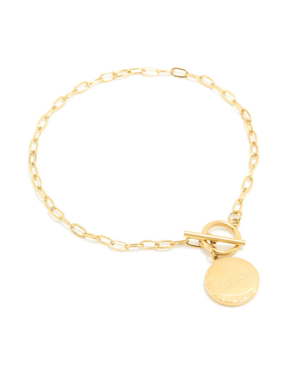 Waterproof Stainless Steel Beloved T & O Bracelet - Image 2