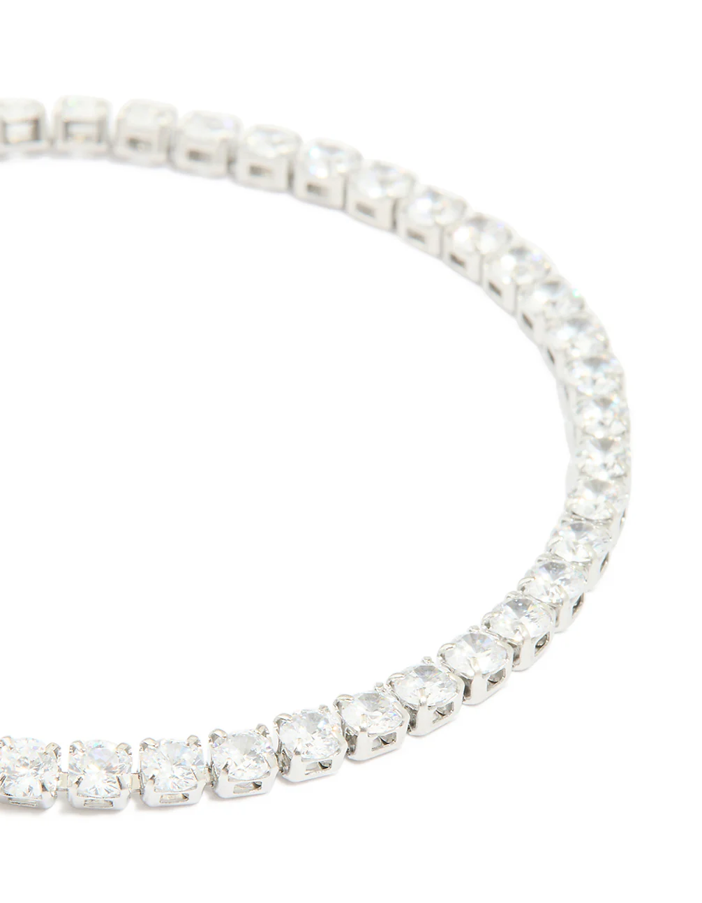 Waterproof Stainless Steel Cubic Zirconia Tennis Bracelet - Image 4