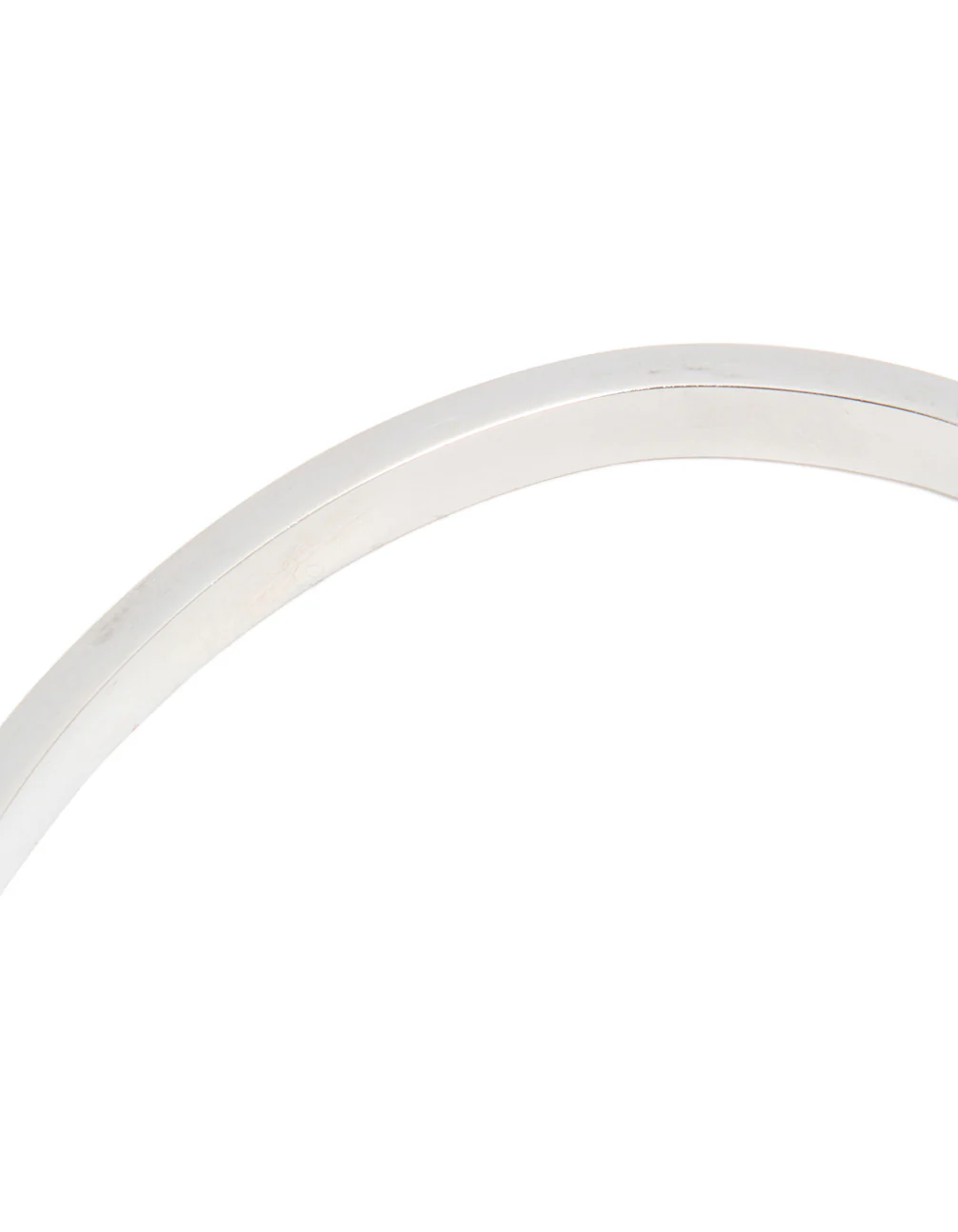 Waterproof Stainless Steel Diamante Hinged Bangle - Image 3