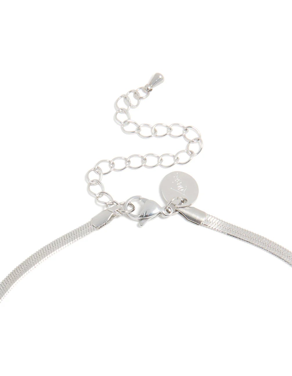 Waterproof Stainless Steel Fine Flat Snake Chain Necklace - Image 5