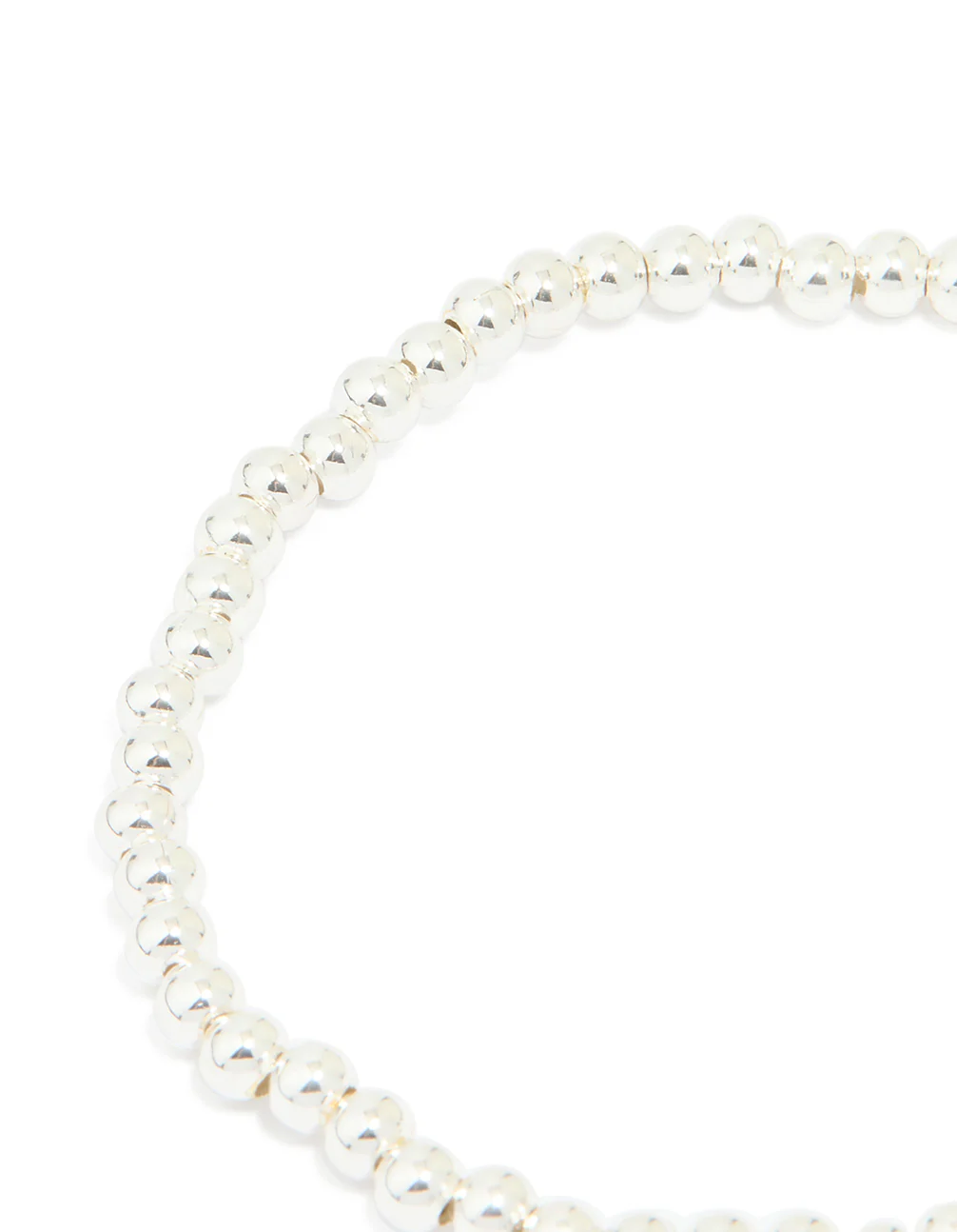Waterproof Stainless Steel Heart Pendant Stretch Bracelet - Image 3
