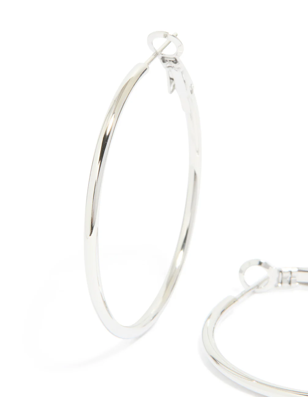 Waterproof Stainless Steel Hoop Earrings - Image 2