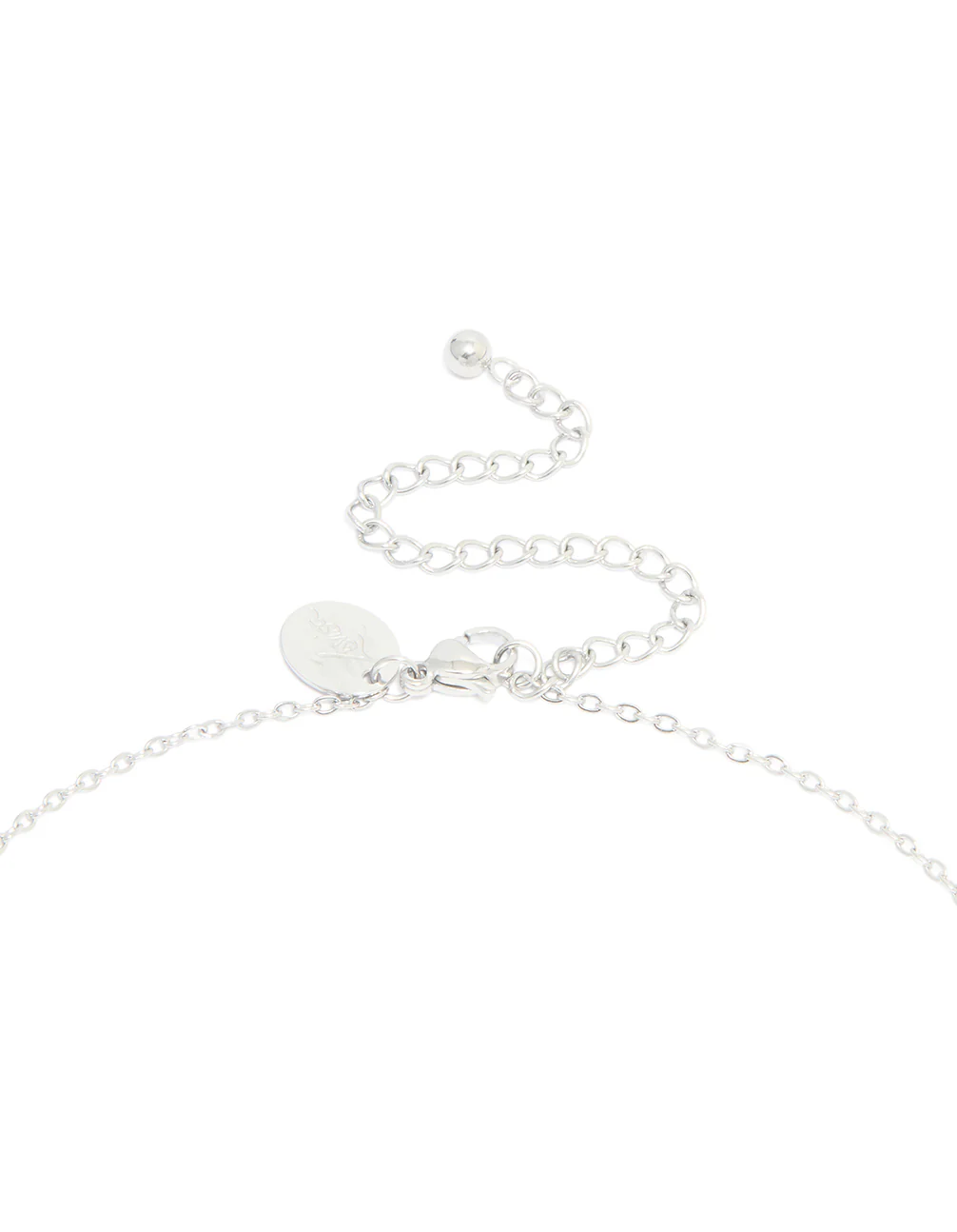 Waterproof Stainless Steel Large Bubble Letter B Necklace - Image 5
