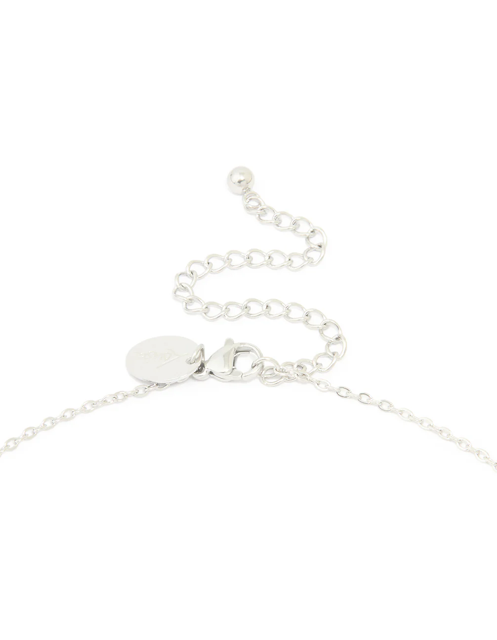 Waterproof Stainless Steel Large Bubble Letter C Necklace - Image 5