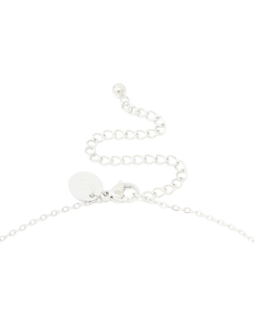 Waterproof Stainless Steel Large Bubble Letter J Necklace - Image 5