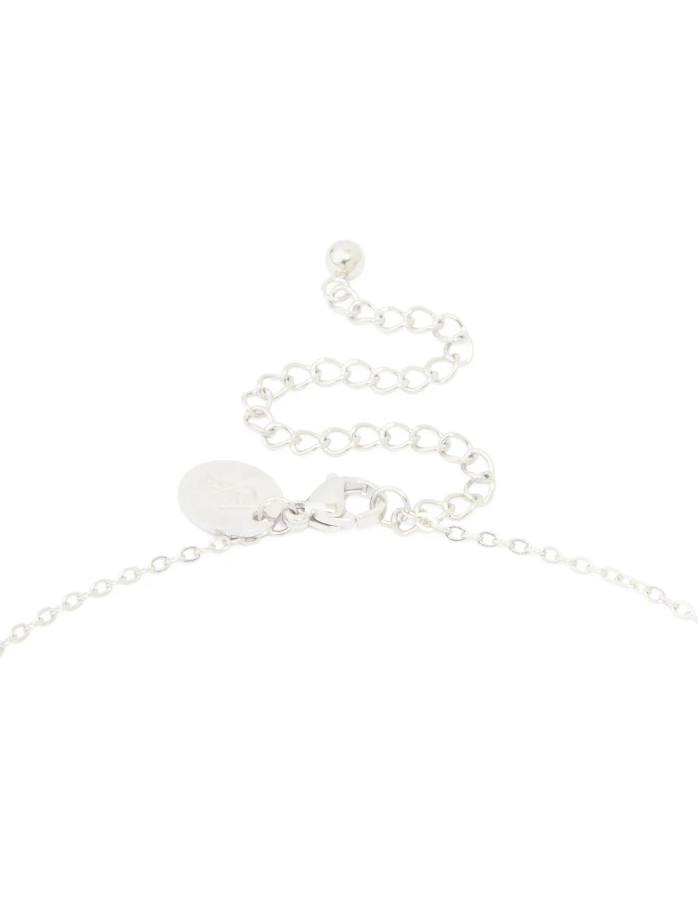 Waterproof Stainless Steel Large Bubble Letter K Necklace - Image 5