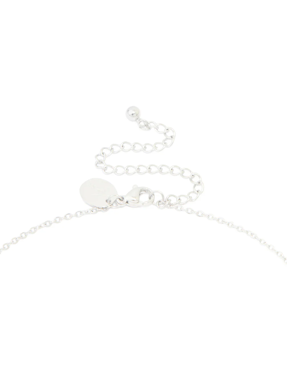 Waterproof Stainless Steel Large Bubble Letter L Necklace - Image 5