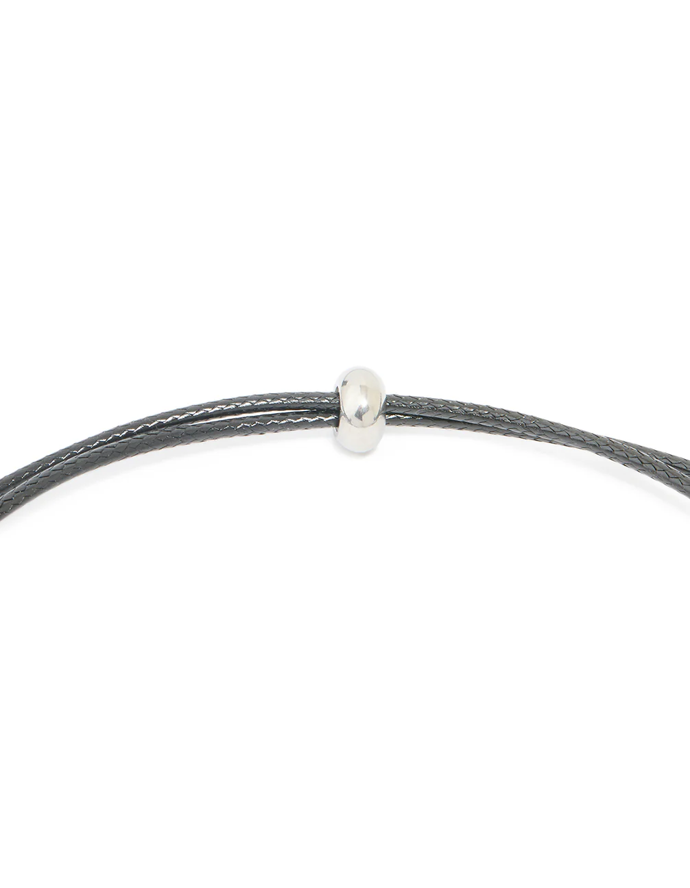 Waterproof Stainless Steel Large Bubble Letter T Cord Necklace - Image 5