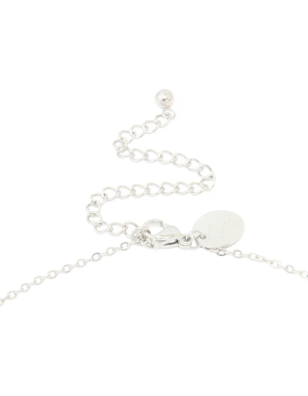 Waterproof Stainless Steel Large Bubble Letter T Necklace - Image 5