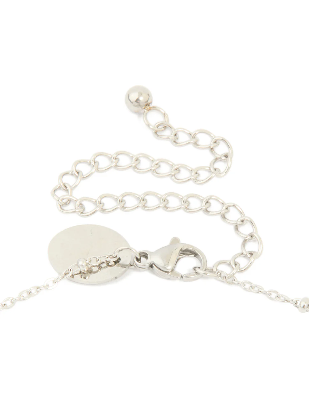 Waterproof Stainless Steel Mary & Cross Necklace - Image 5
