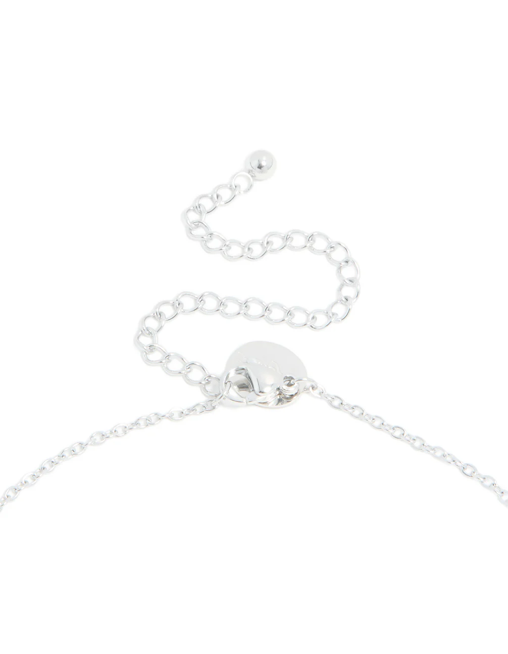 Waterproof Stainless Steel Mini Bubble Letter A Necklace - Image 5