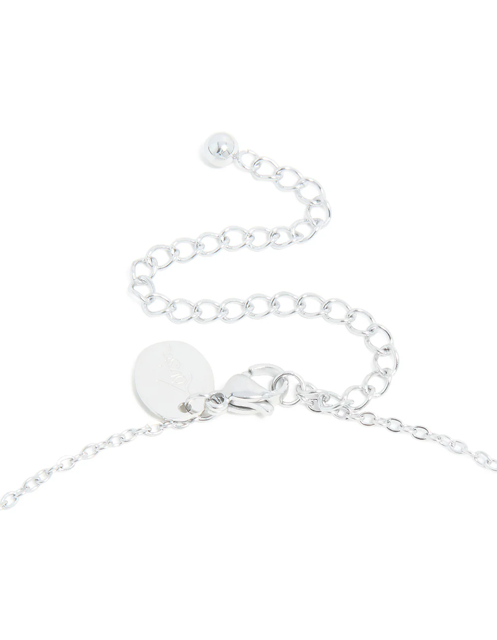Waterproof Stainless Steel Mini Bubble Letter G Necklace - Image 5