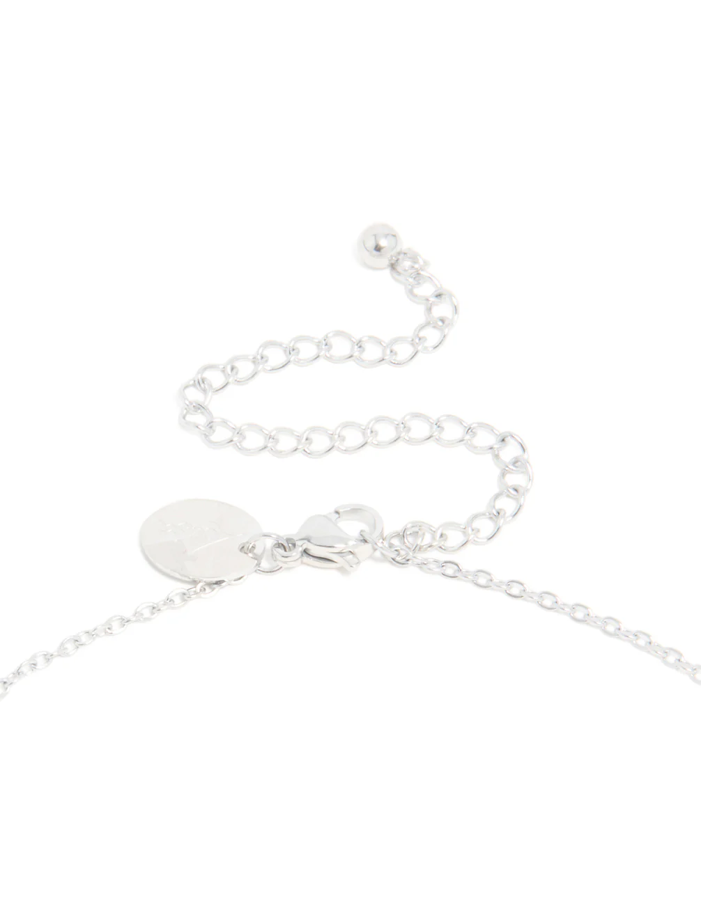 Waterproof Stainless Steel Mini Bubble Letter O Necklace - Image 5