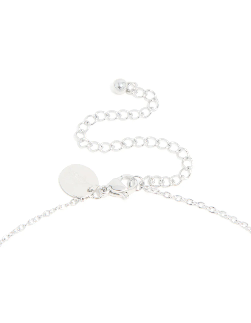 Waterproof Stainless Steel Mini Bubble Letter Q Necklace - Image 5