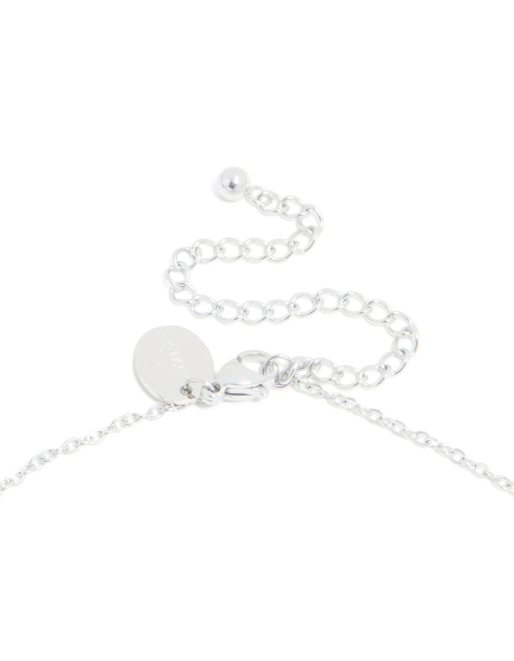 Waterproof Stainless Steel Mini Bubble Letter Z Necklace - Image 5