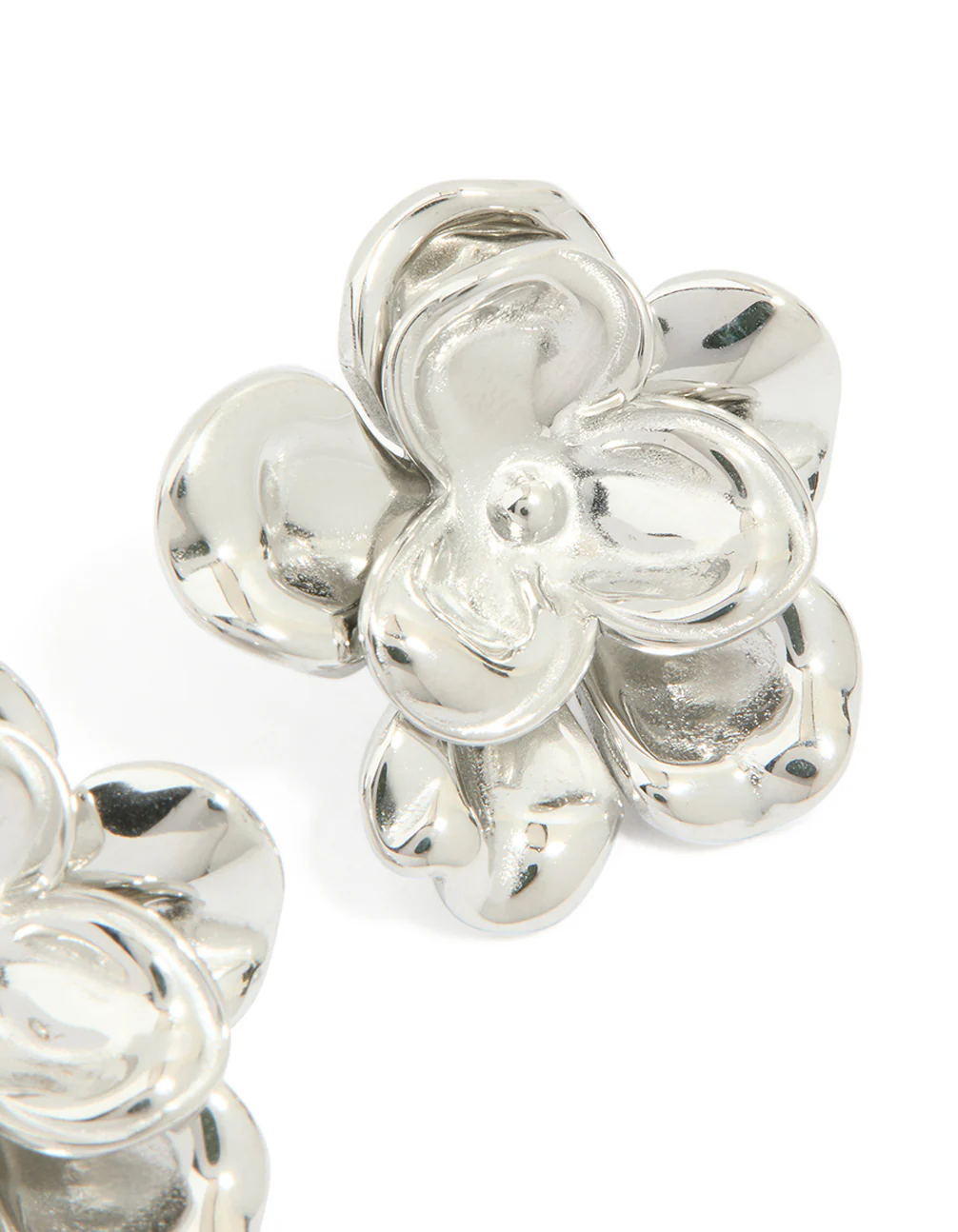 Waterproof Stainless Steel Mini Double Daisy Earrings - Image 5