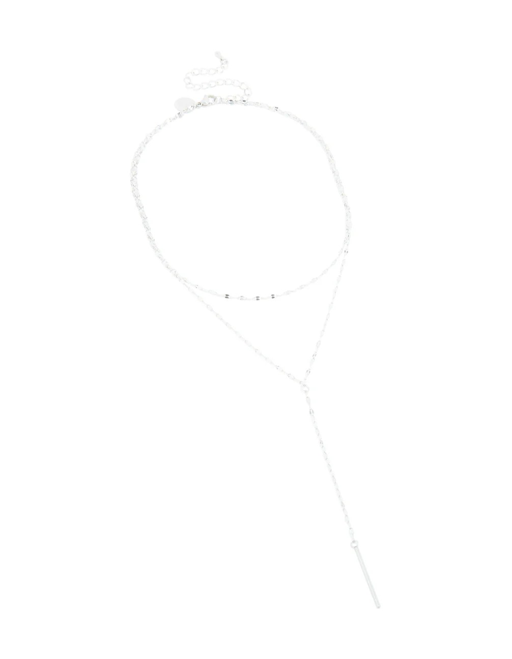 Waterproof Stainless Steel Multi Layered Chain Y-Necklace - Image 2
