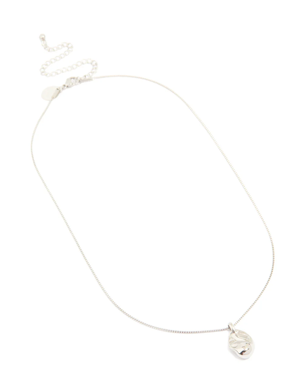 Waterproof Stainless Steel Organic Pendant Necklace - Image 4