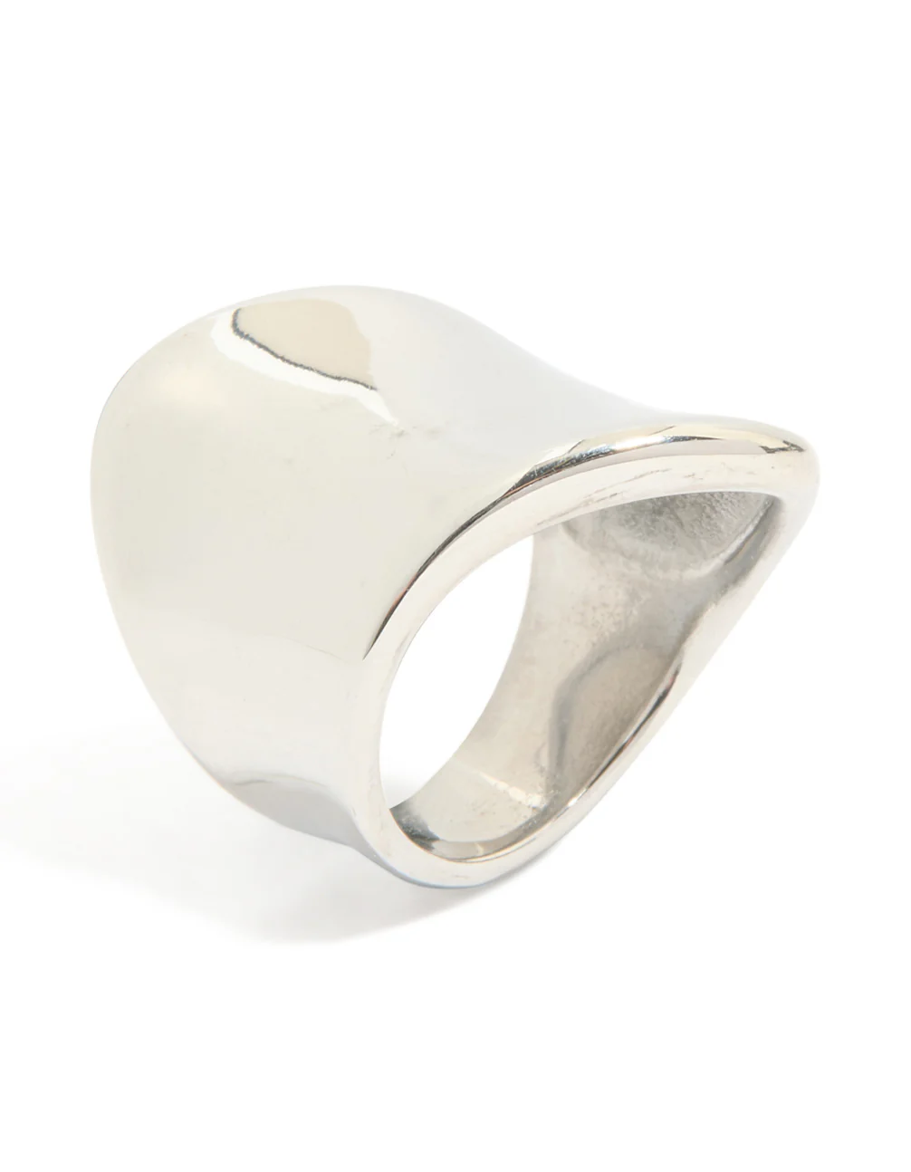 Waterproof Stainless Steel Organic Smooth Ring - Image 4
