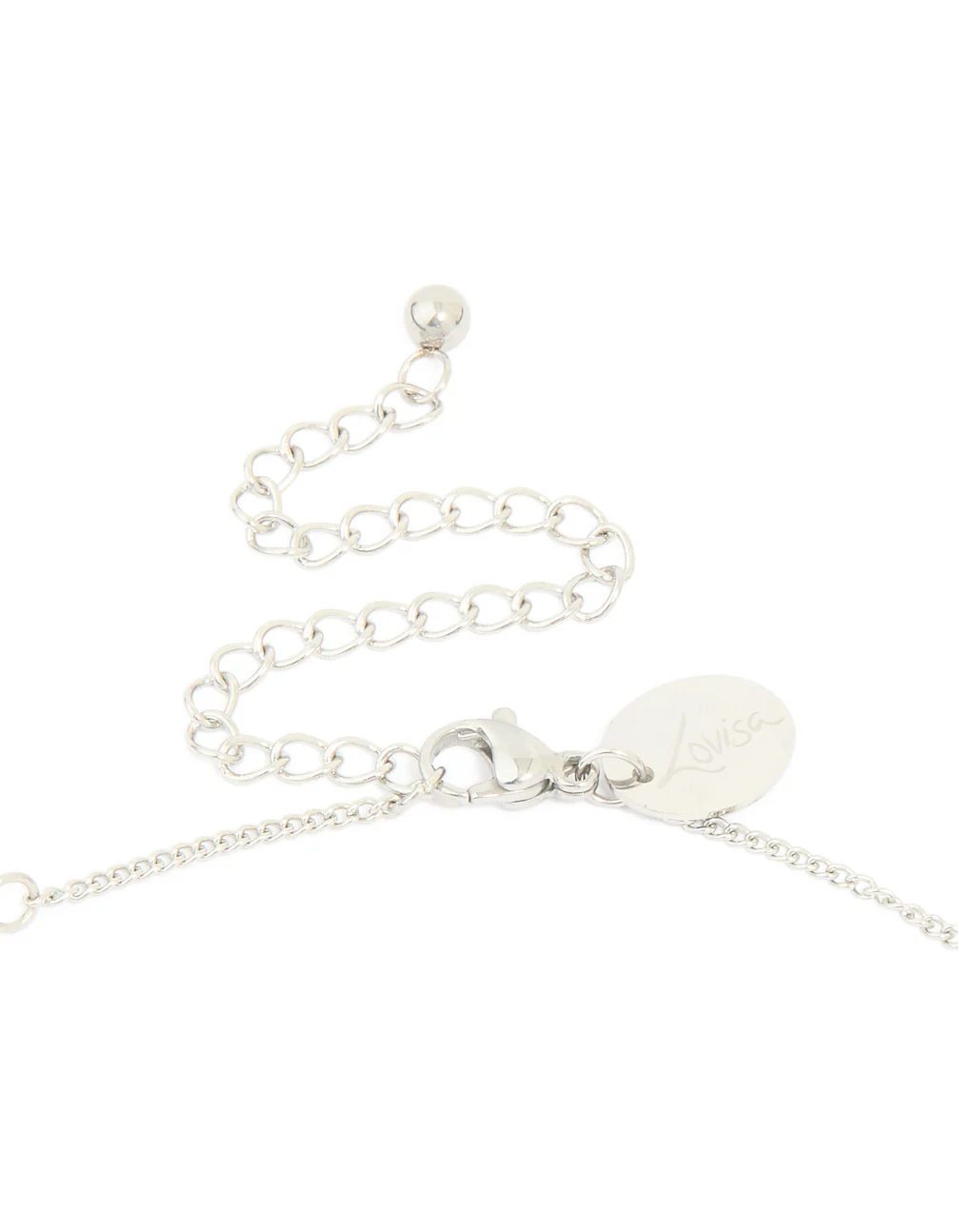 Waterproof Stainless Steel Pearl Station Necklace - Image 5