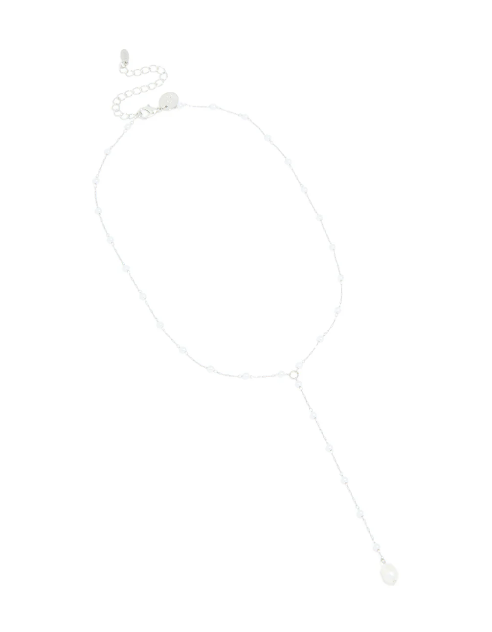 Waterproof Stainless Steel Pearl Y-Necklace - Image 4