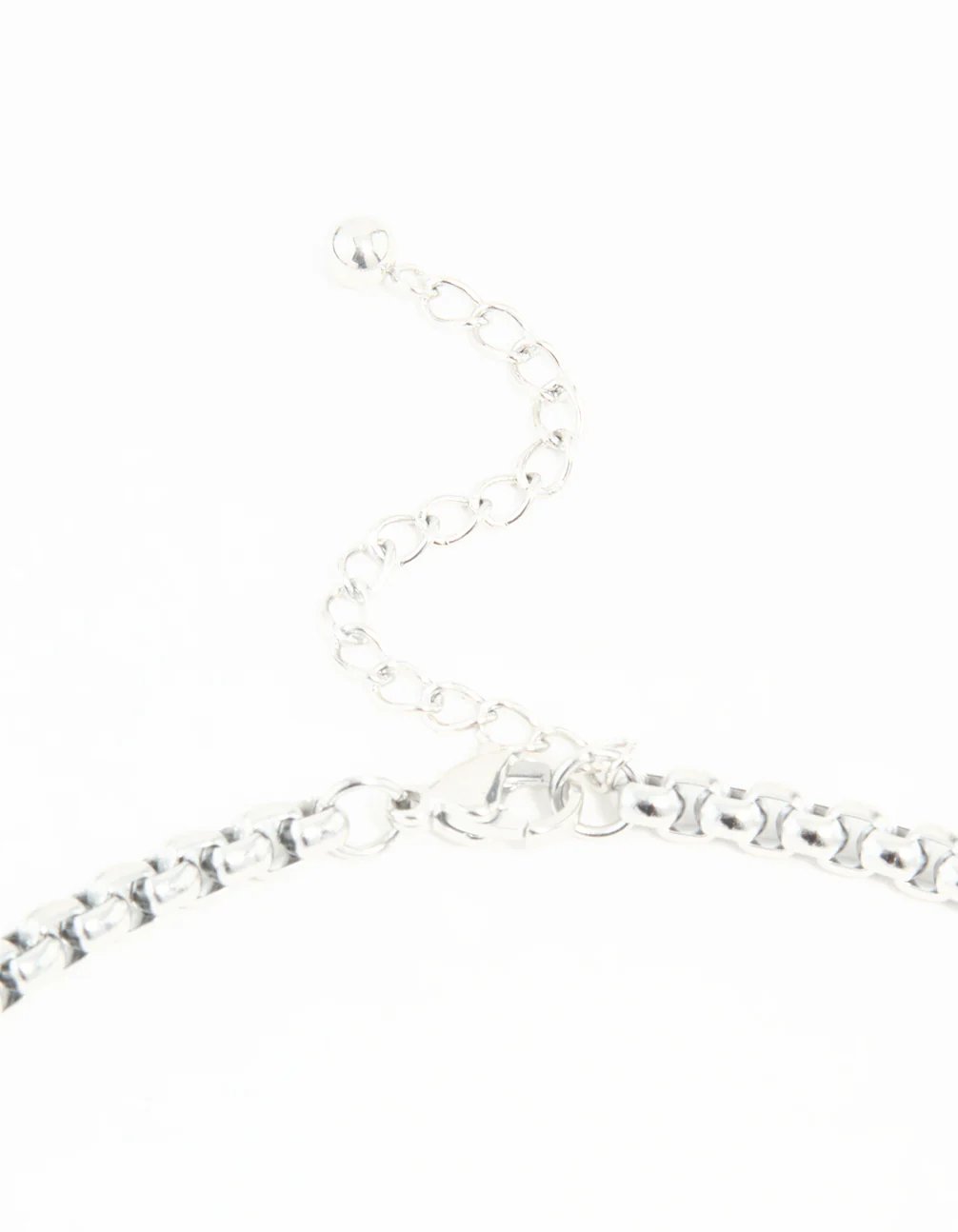 Waterproof Stainless Steel Round Box Chain Short Necklace - Image 5