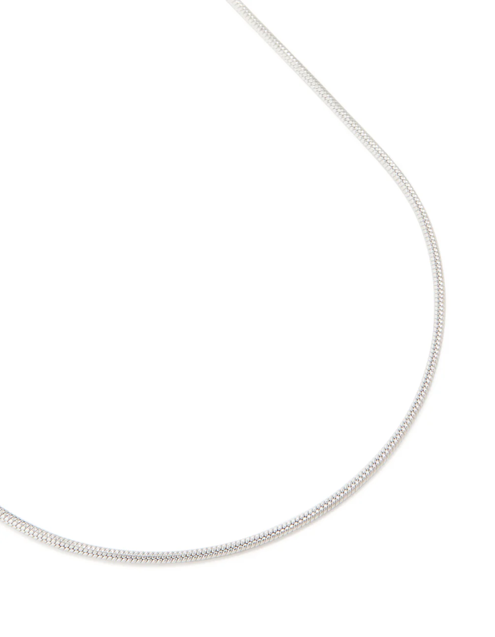 Waterproof Stainless Steel Short Snake Chain Necklace - Image 2