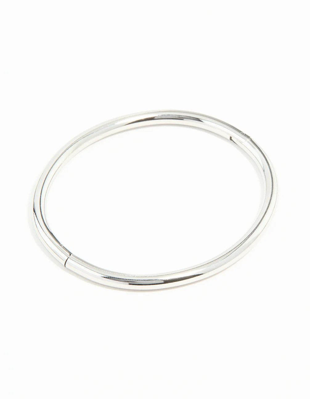 Waterproof Stainless Steel Simple Hinged Bangle - Image 2