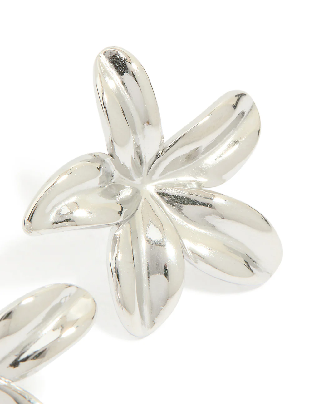 Waterproof Stainless Steel Small 5-Petal Flower Earrings - Image 5