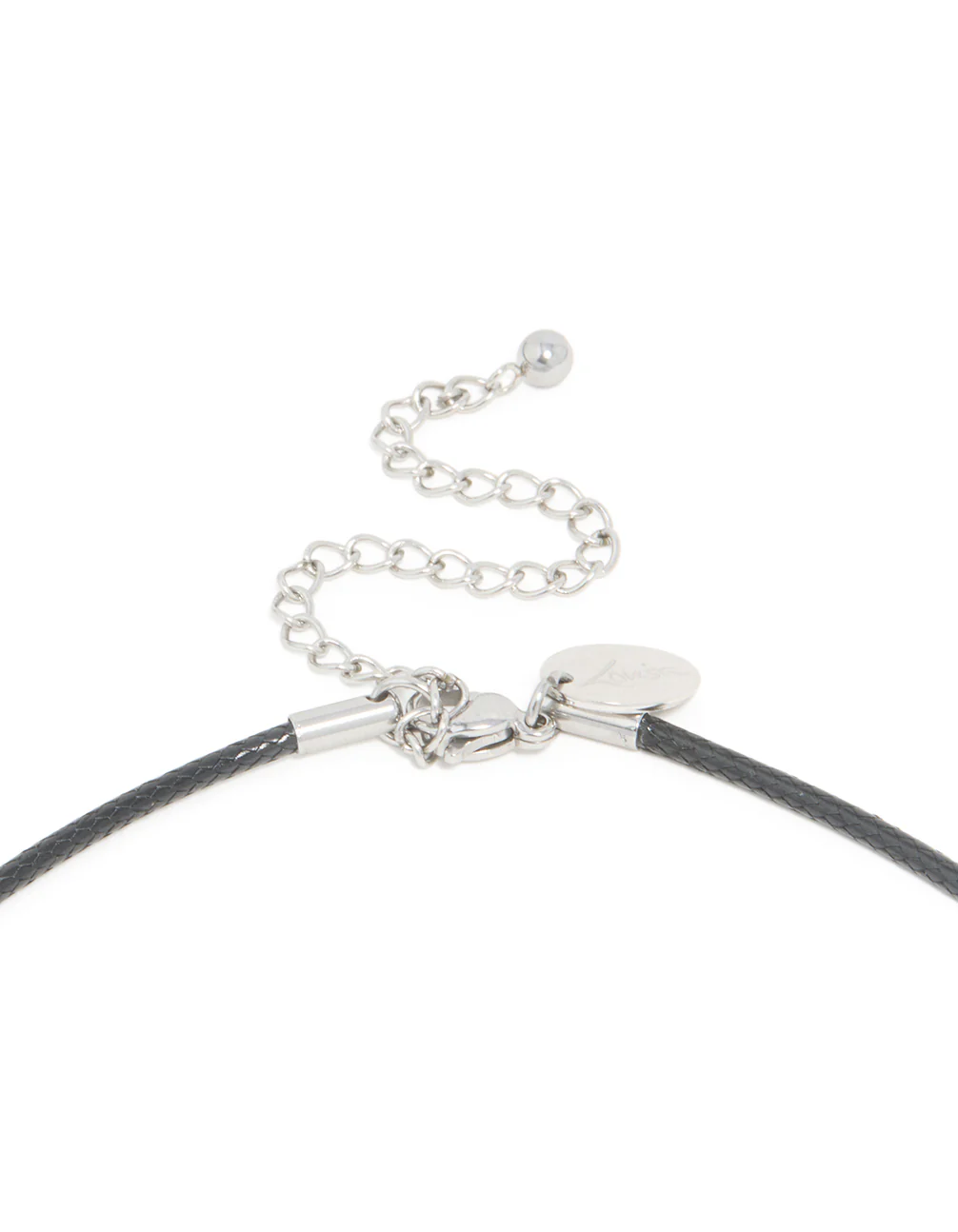 Waterproof Stainless Steel Small Pendant Cord Necklace - Image 5