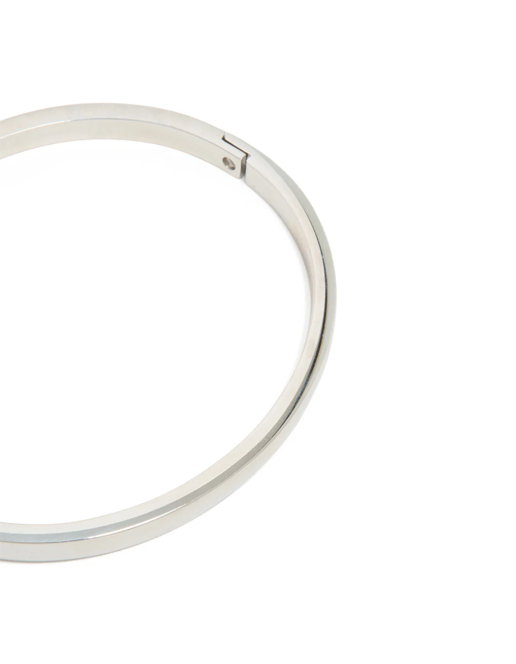 Waterproof Stainless Steel Smooth Hinge Bangle - Image 4