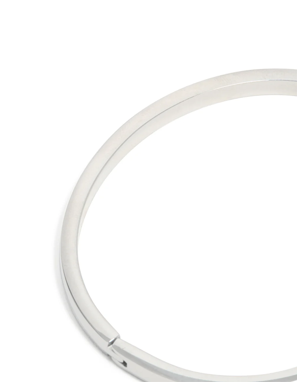 Waterproof Stainless Steel Smooth Hinge Bangle - Image 5