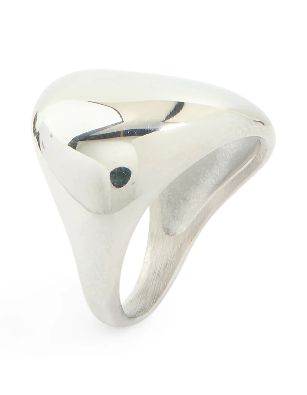 Waterproof Stainless Steel Smooth Pebble Ring - Image 2
