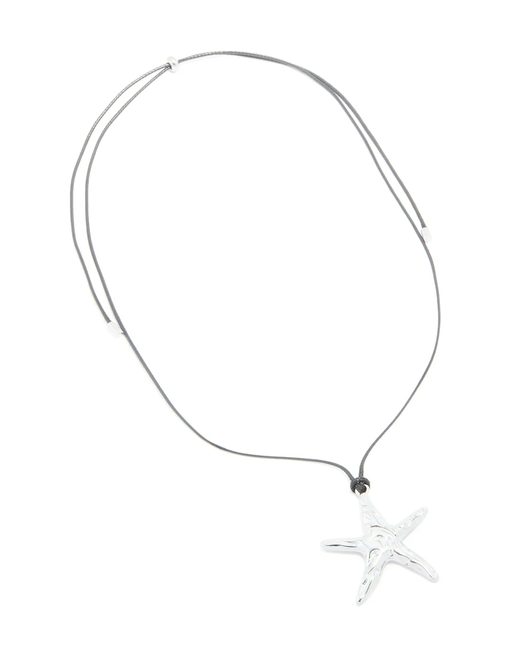 Waterproof Stainless Steel Starfish Cord Necklace - Image 4