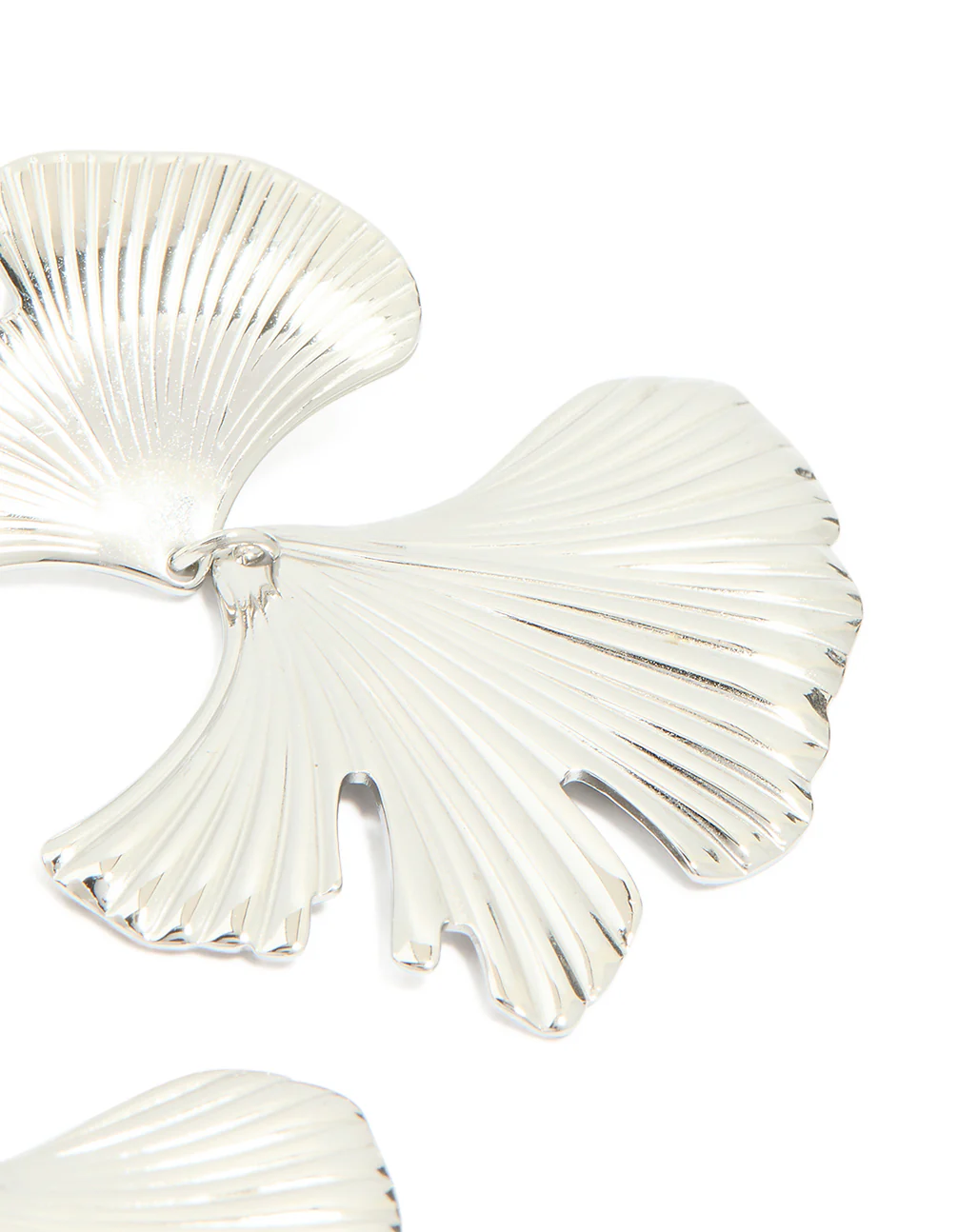 Waterproof Stainless Steel Statement Petal Earrings - Image 5