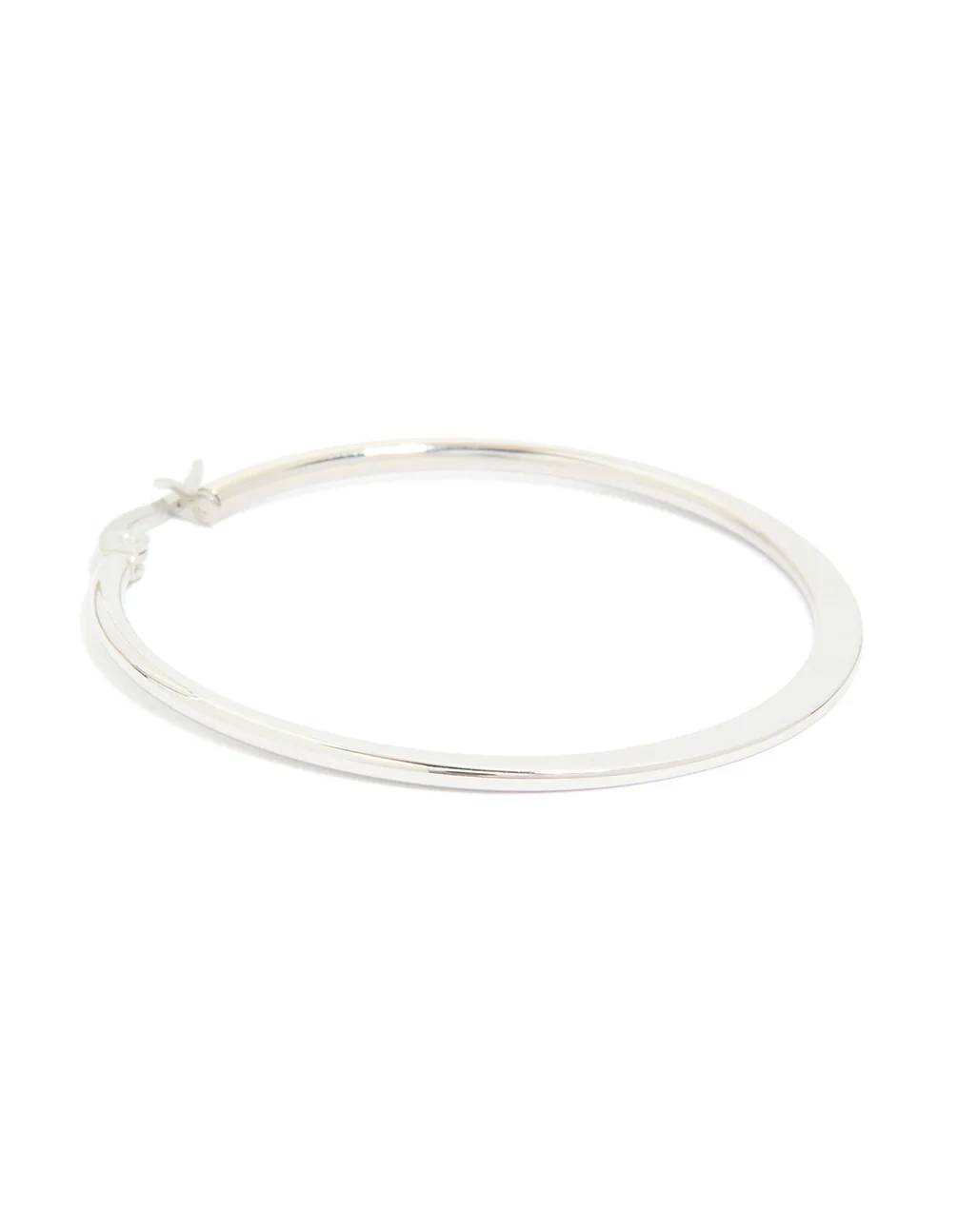 Waterproof Stainless Steel Thin Hoop Earrings - Image 3