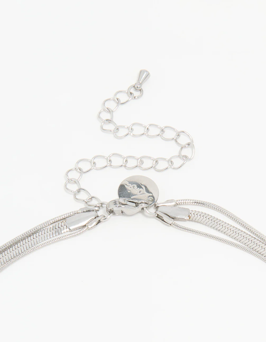 Waterproof Stainless Steel Triple Row Chain Necklace - Image 3