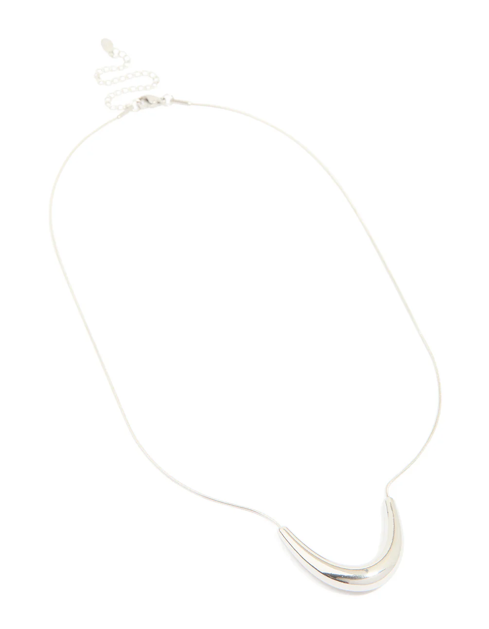 Waterproof Stainless Steel U-Shape Pendant Necklace - Image 4