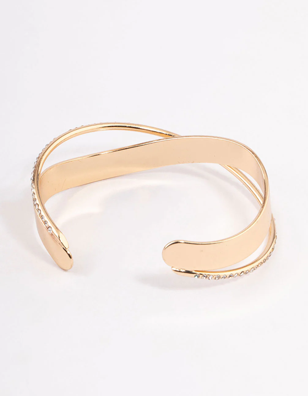 Gold Bling X Cuff Bangle - Image 3