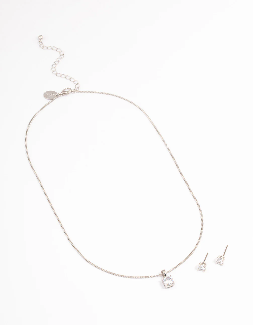 Silver Earrings & Necklace Gift Box - Image 2