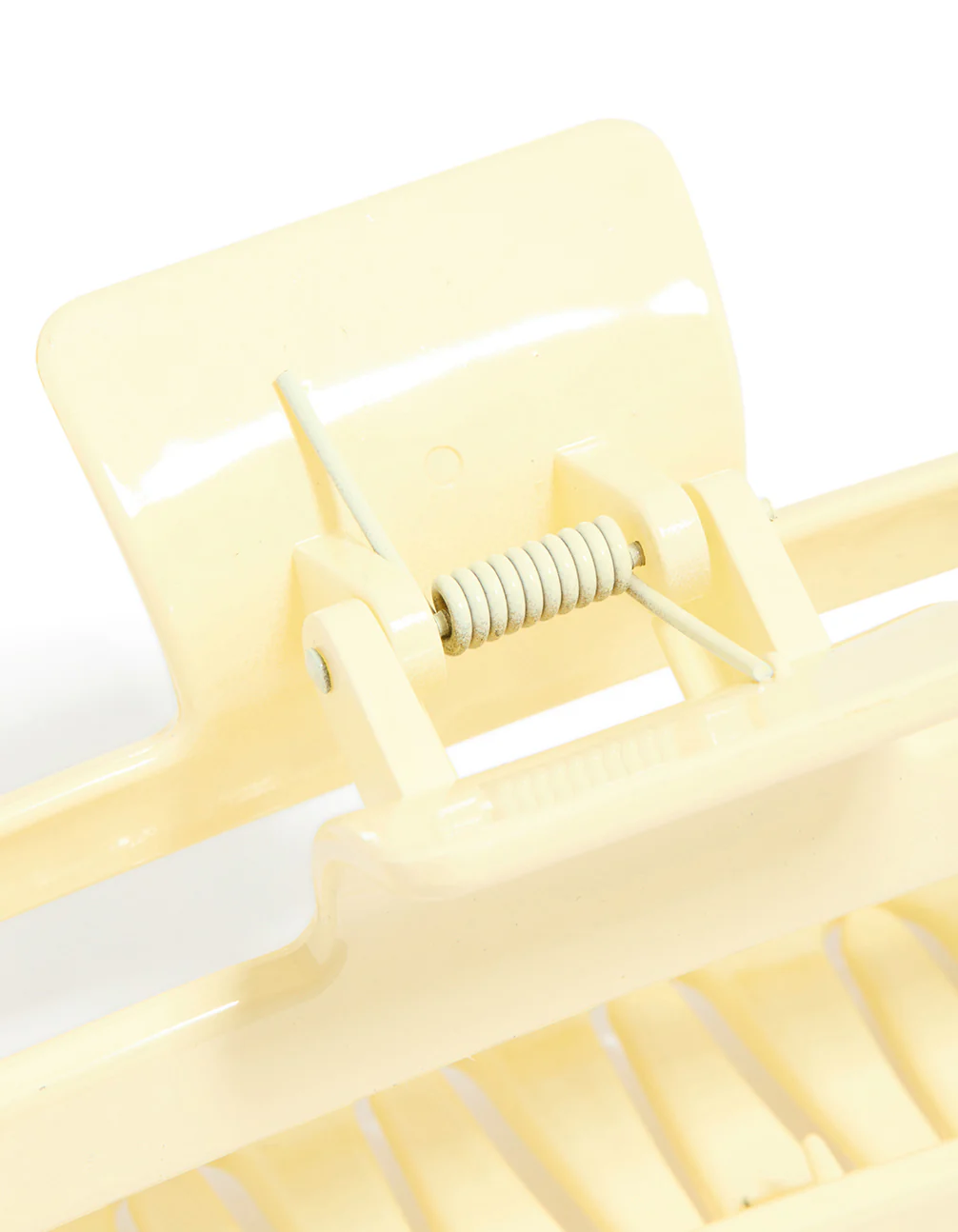 Yellow Shiny Matte Extra Large Claw Clip - Image 3