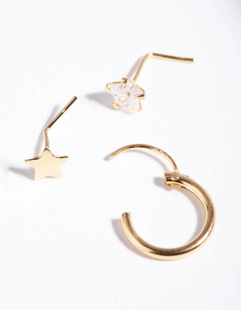 Gold Plated Sterling Silver Star Nose Jewellery Pack - Image 3