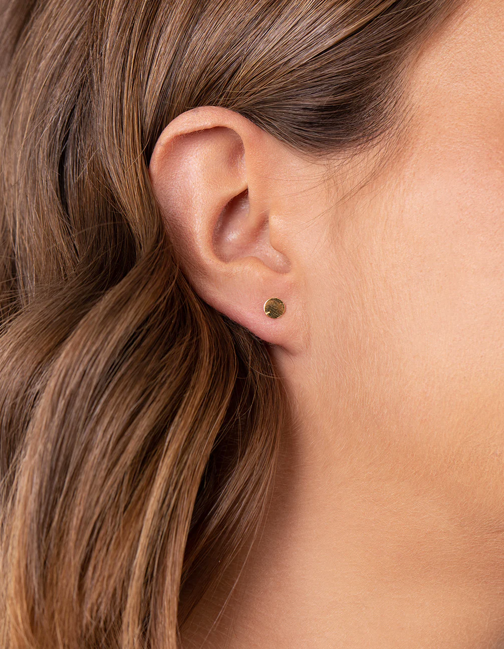 Gold Plated Sterling Silver Disc & Line Stud Earring Pack - Image 2