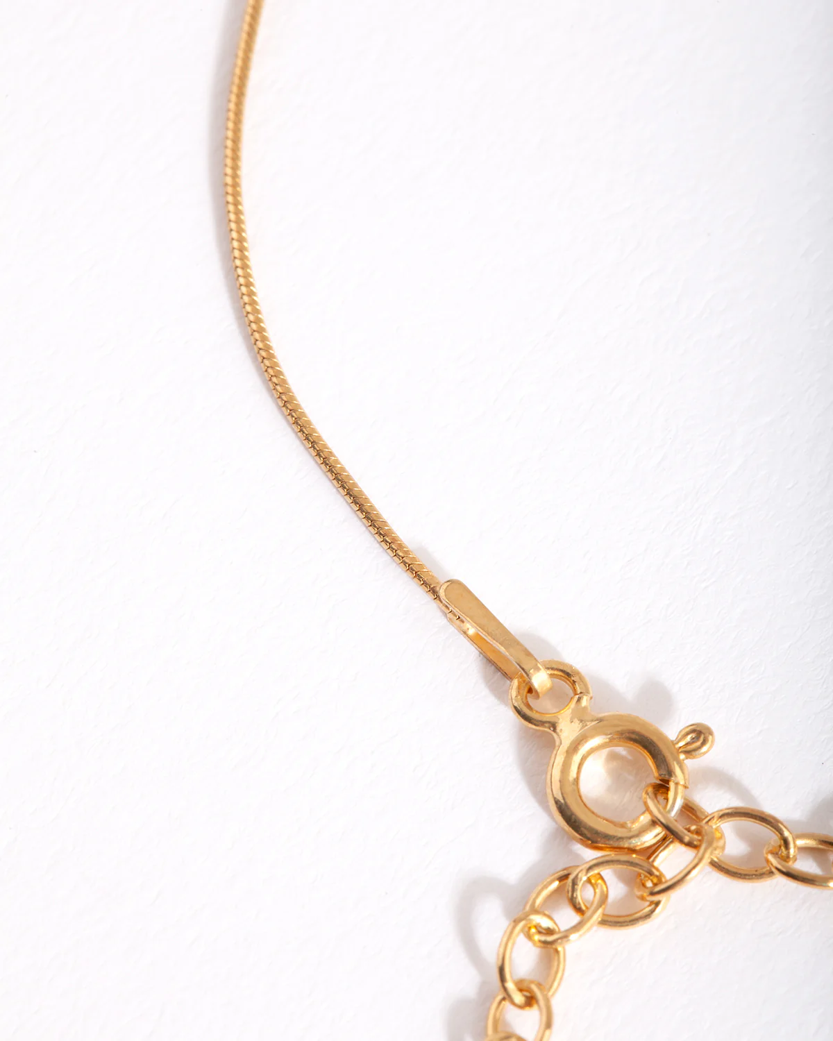 Gold Plated Sterling Silver Snake Chain Bracelet - Image 3